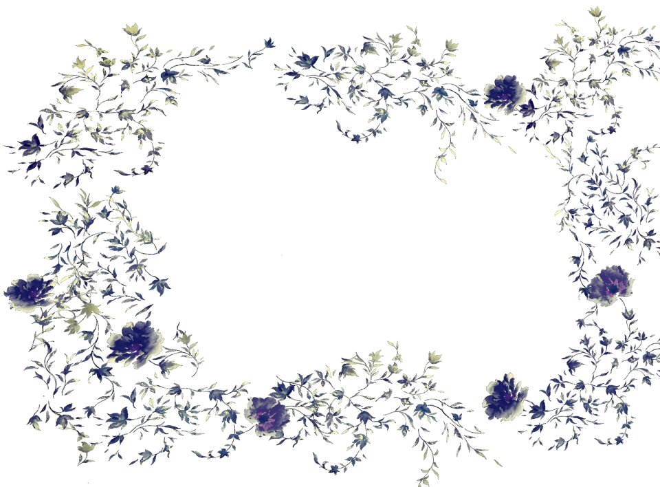 Blue blue flowers Free illustrations