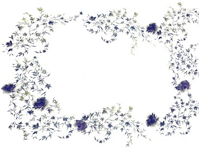 Blue blue flowers Free illustrations