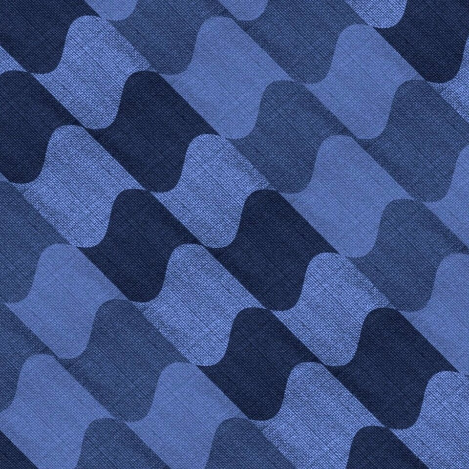 Surface blue jute