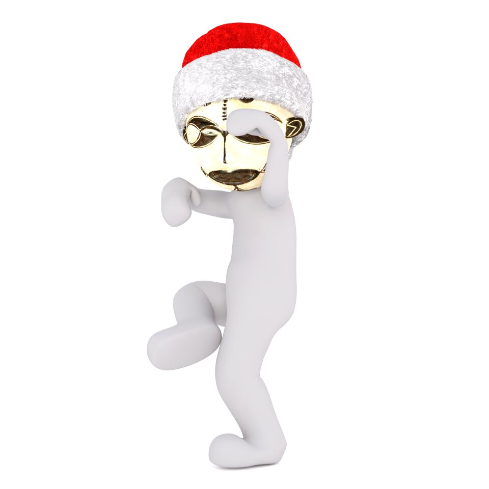 Christmas santa hat full body