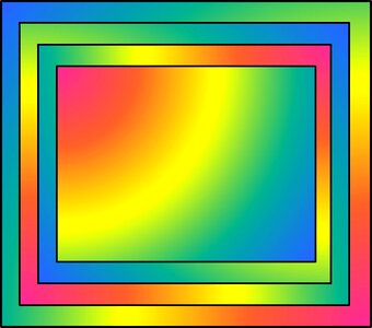 Sunburst radiate banner