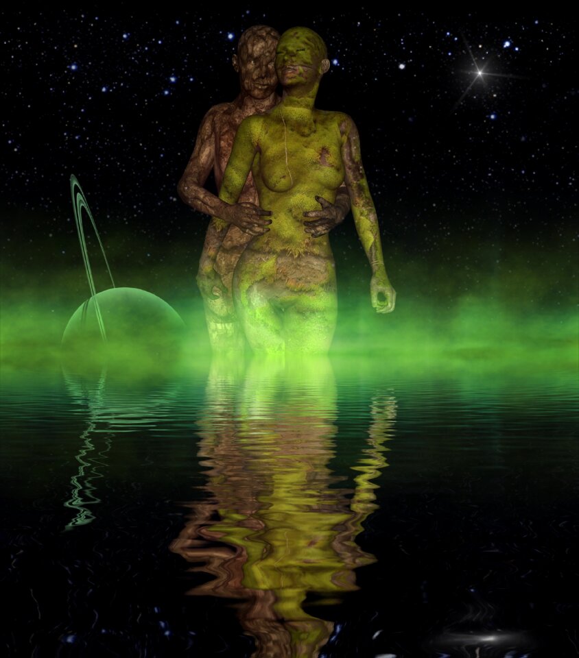 Universe water star