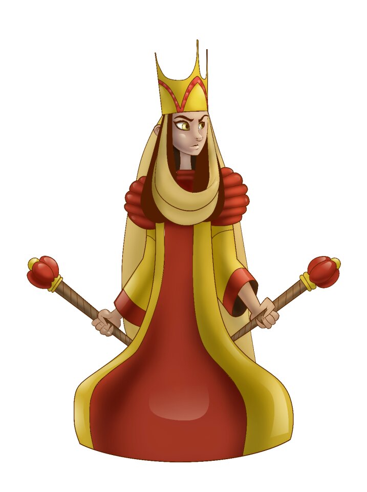 Crown people red