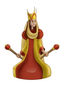 Crown people red