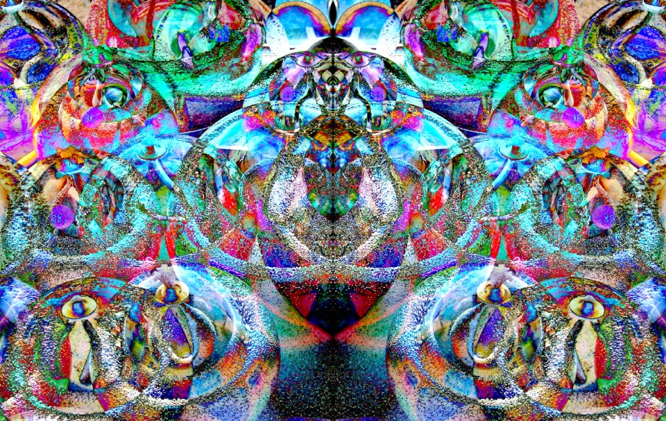 Colorful stained glass Free illustrations