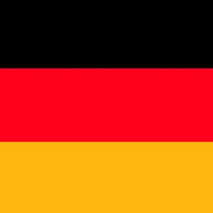 Black red gold national colours europe