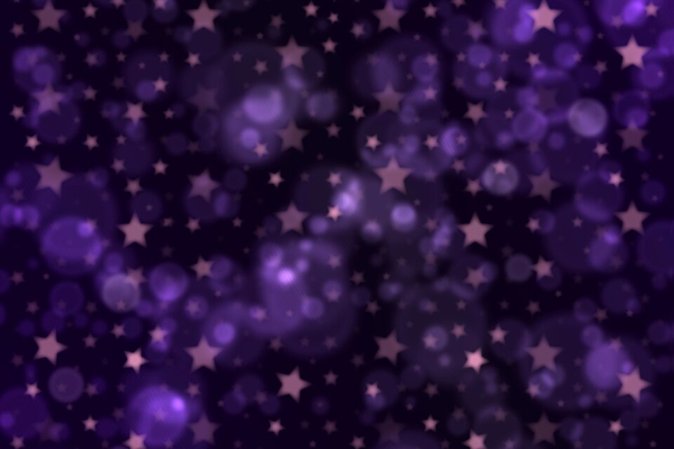 Stars purple midnight