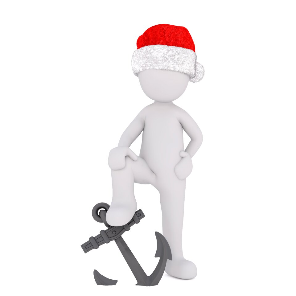 Christmas santa hat full body