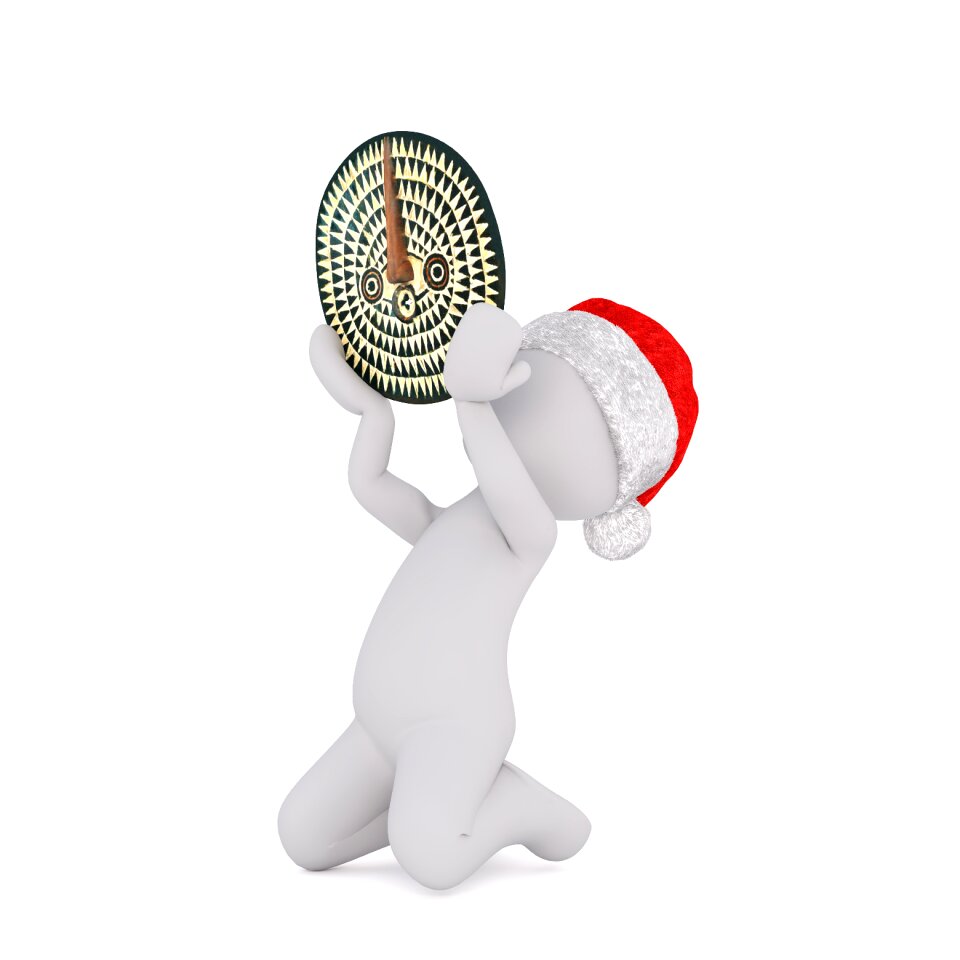 Christmas santa hat full body