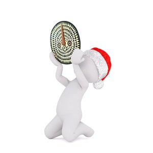 Christmas santa hat full body
