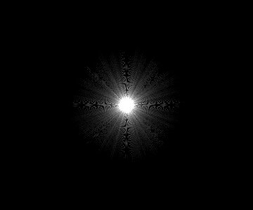 Star sun abstract