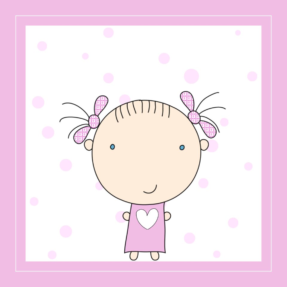 Girl rose Free illustrations