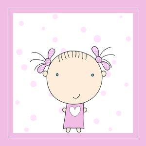 Girl rose Free illustrations