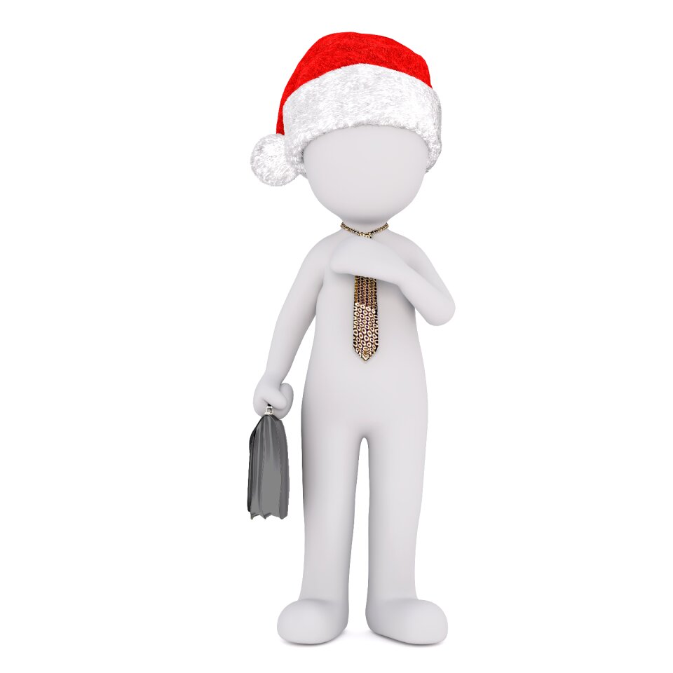 Christmas santa hat full body
