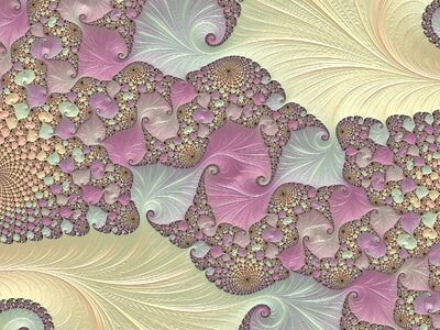Fractal pink indulgence
