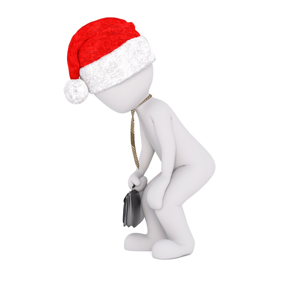Christmas santa hat full body