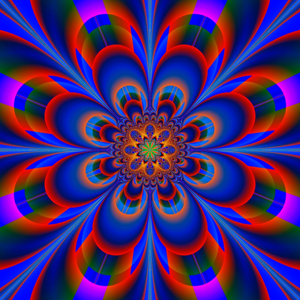 Art fractal pattern