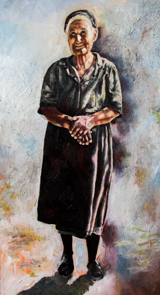 Tradition old woman cypriot