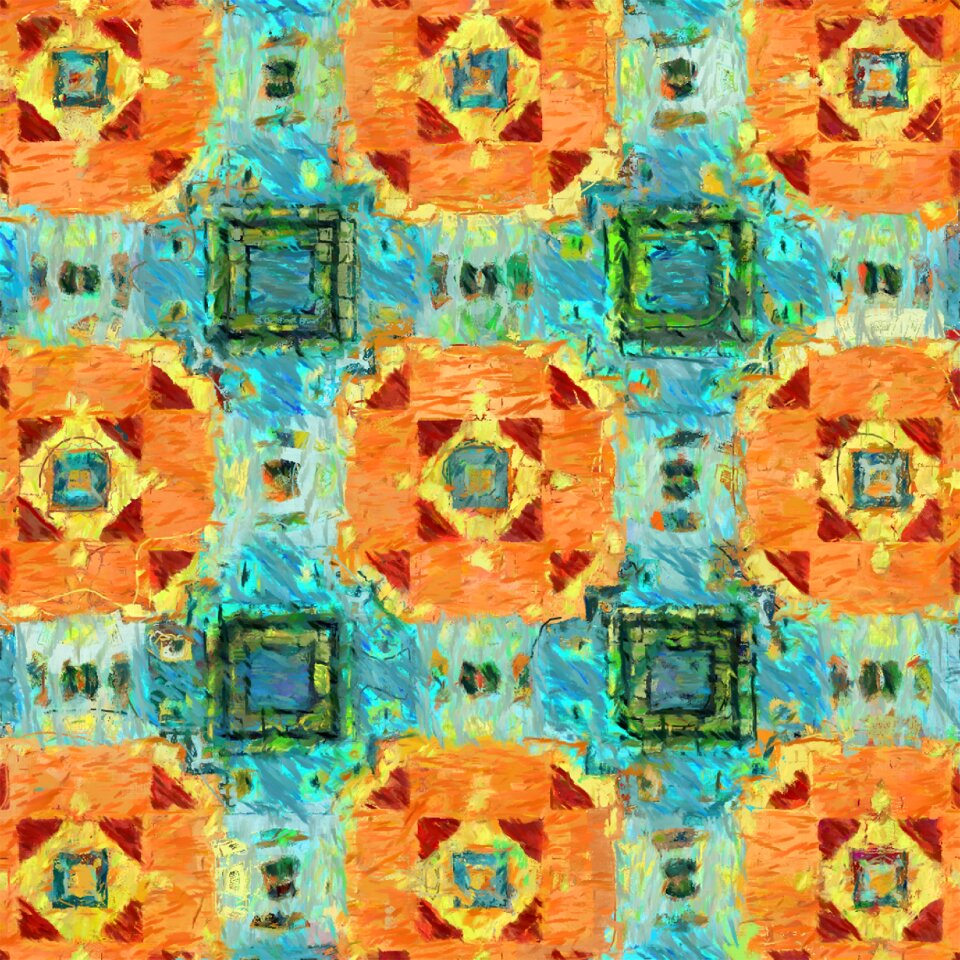 Tile geometric background