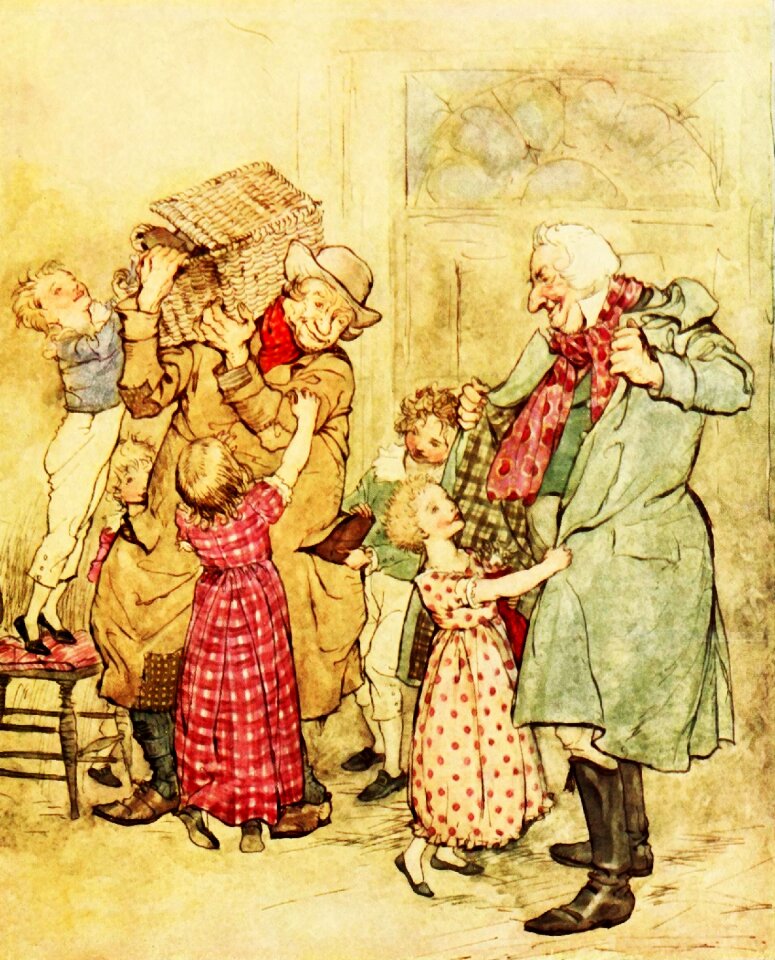 Old arthur rackham charles dickens
