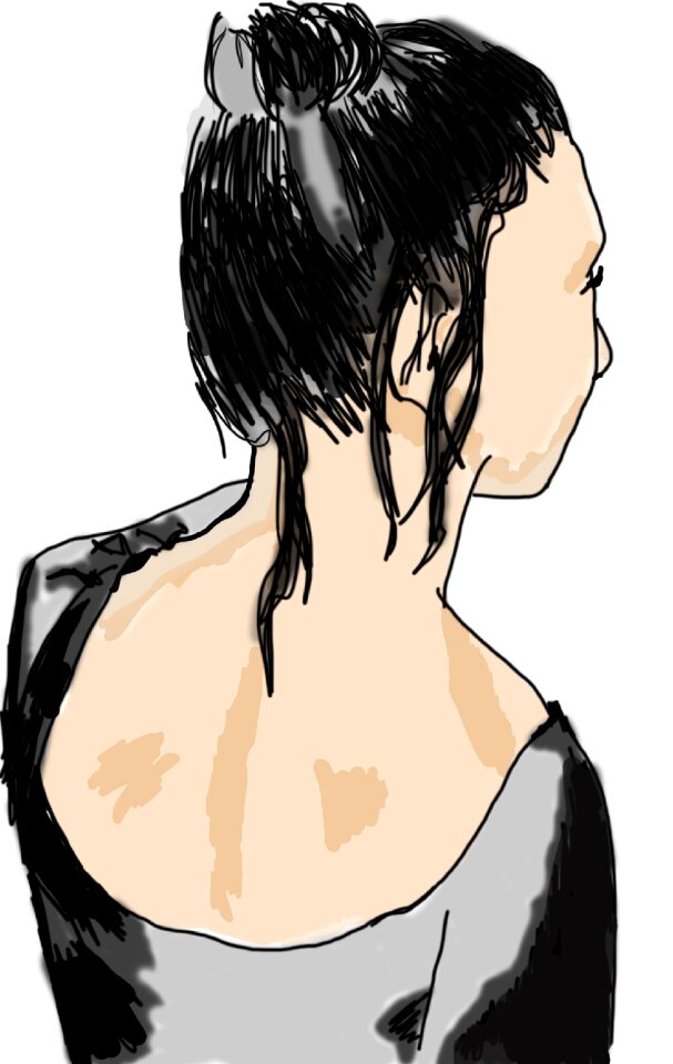 Sad sketch back side