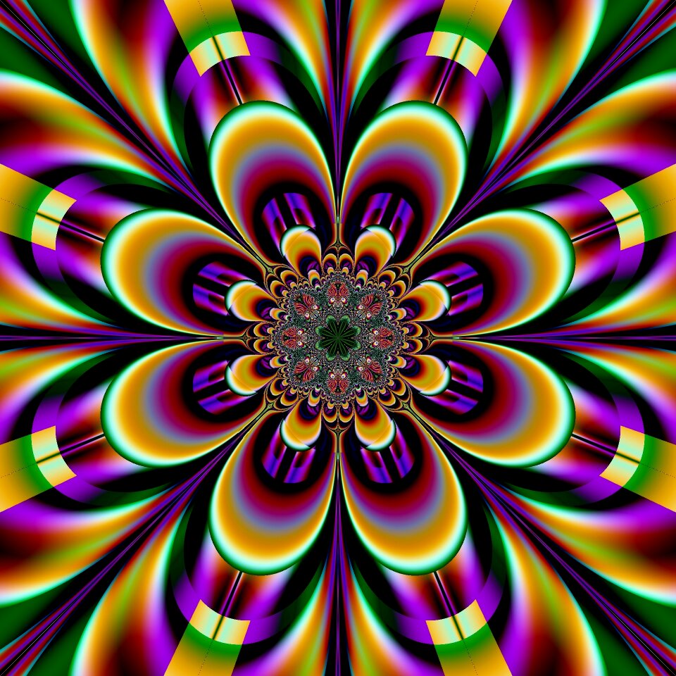 Art fractal pattern
