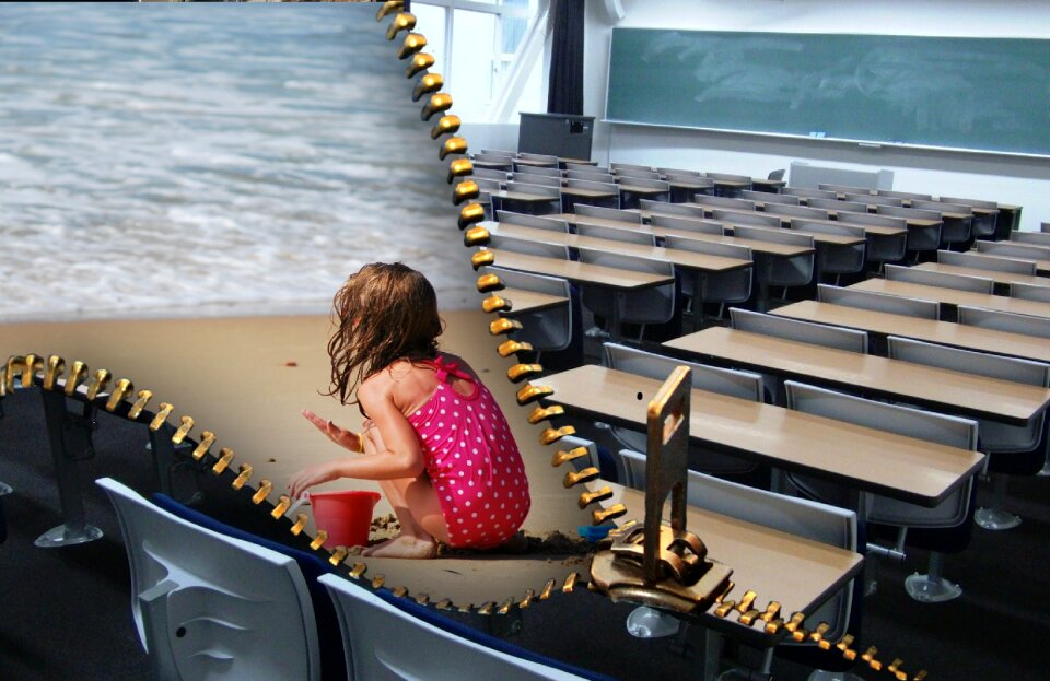 Leisure blackboard classroom