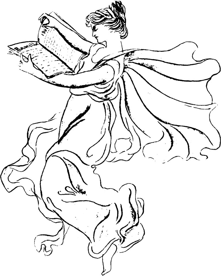 Drawing retro old