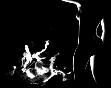Woman erotic dark