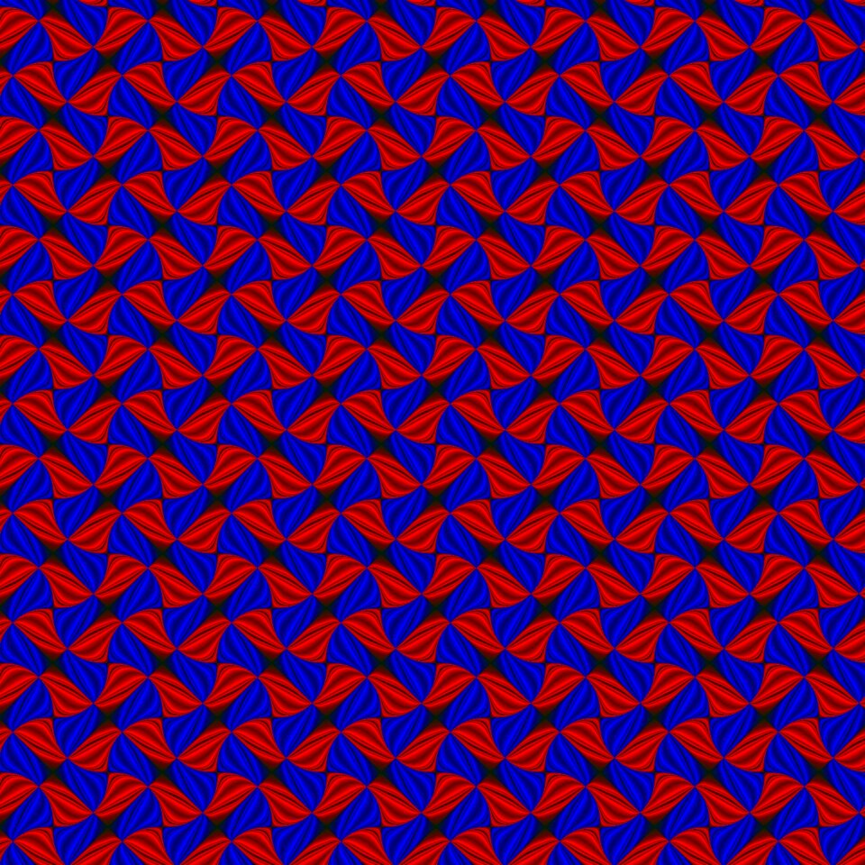 Geometric color red
