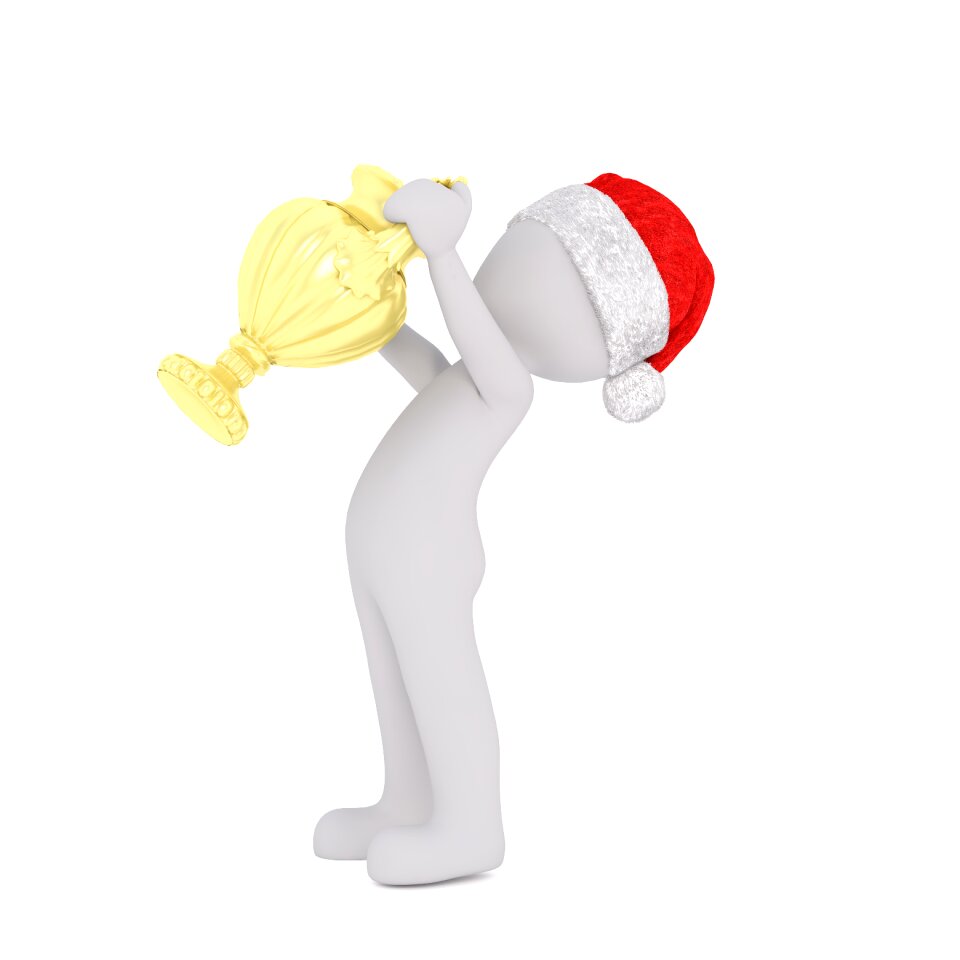 Christmas santa hat full body