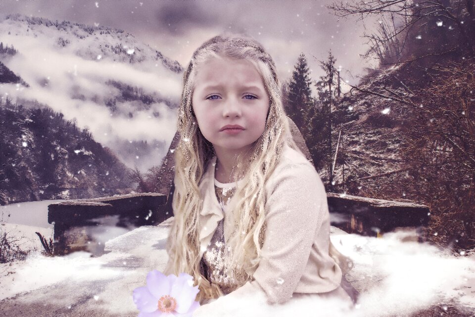 Female nature portrait