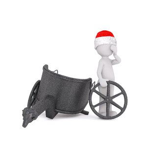 3d santa hat christmas santa hat