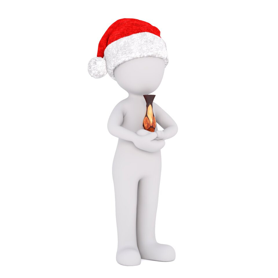 3d santa hat christmas santa hat