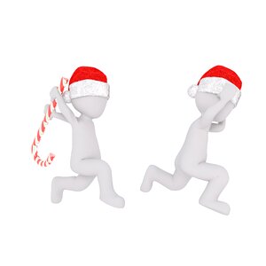 Isolated christmas 3d model