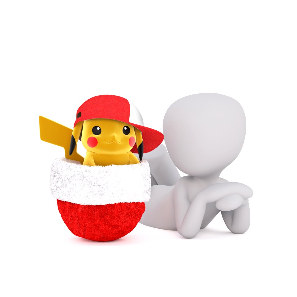 Model christmas santa hat