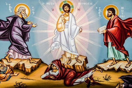 Iconography painting ceiling