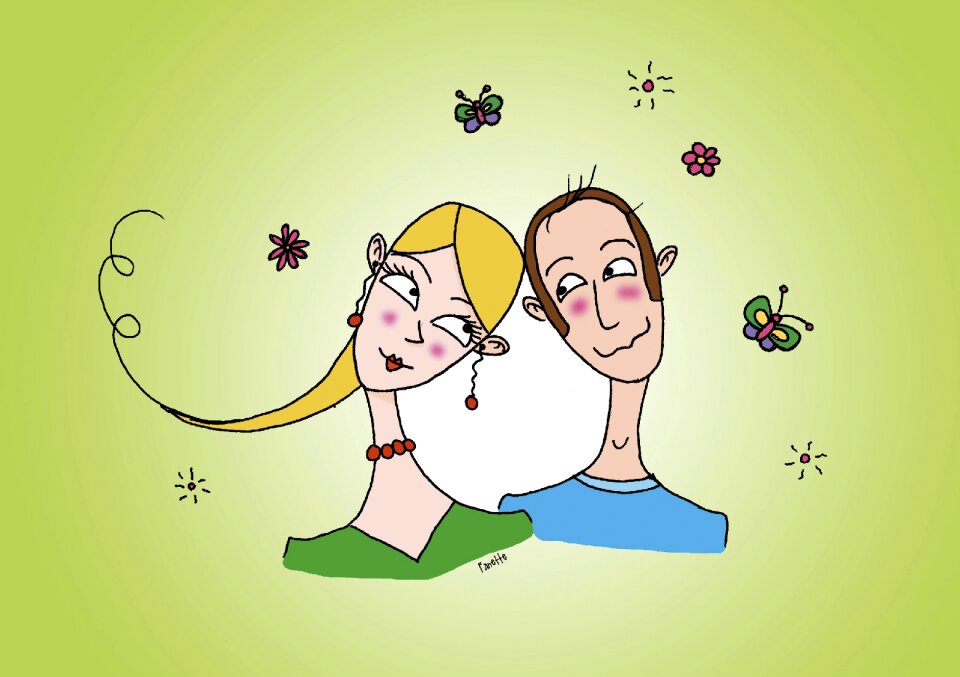 Lovers in love husband