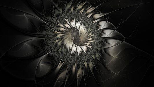 Silver detail black pattern