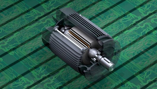 Motor section detail