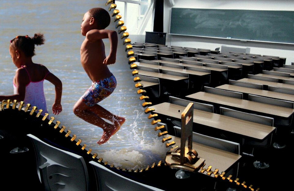 Leisure blackboard classroom