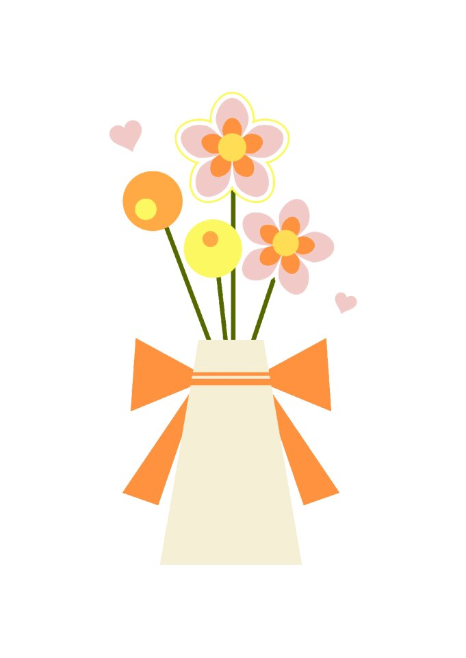 Birthday heart blossom