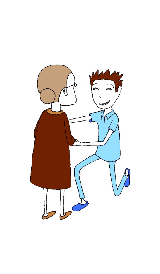 Male nurse care help