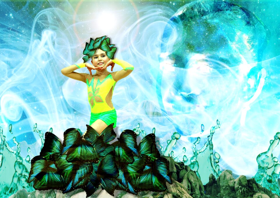Gymnast joy Free illustrations