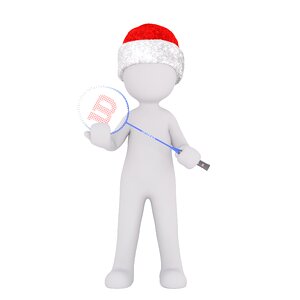 Christmas santa hat full body