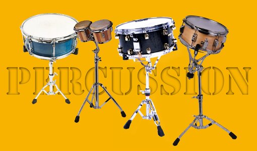 Music concert percussion instruments