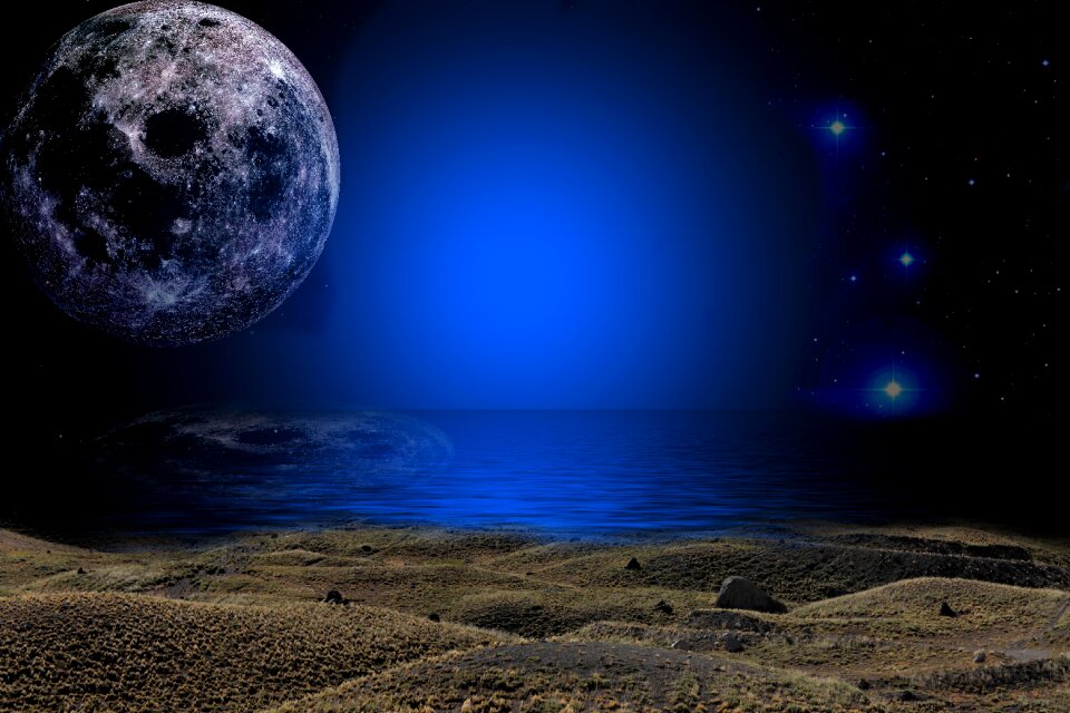 Nature star night sky