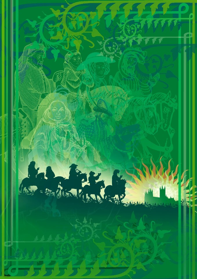 Pilgrimage medieval Free illustrations