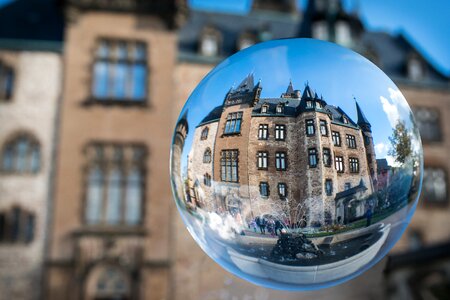 Resin globe image photo sphere