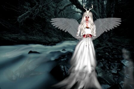 Halloween ghost wings